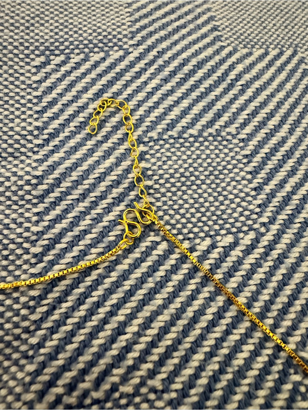 Gold Square Pendant Necklace - Women's Jewelry - Picture 4 of 4
